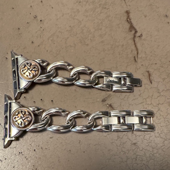 Brighton Interlock Noir Two Tone watch band - Picture 5 of 13